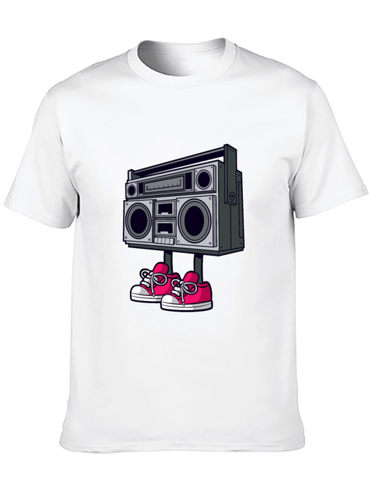 Boombox Walker Graphic Tee - Retro Style!