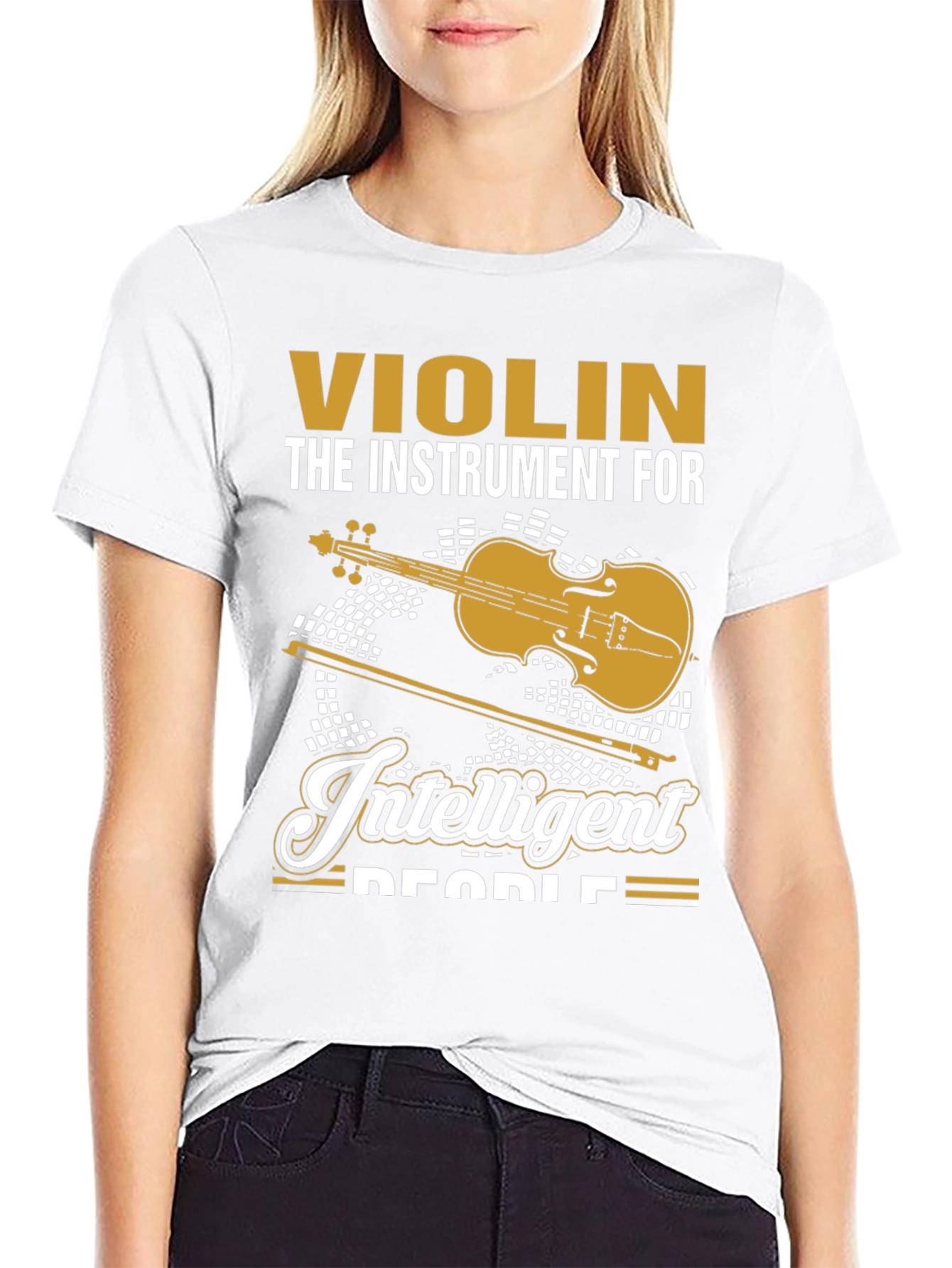 Violin Lover T-Shirt - Instrument for Intelligent People