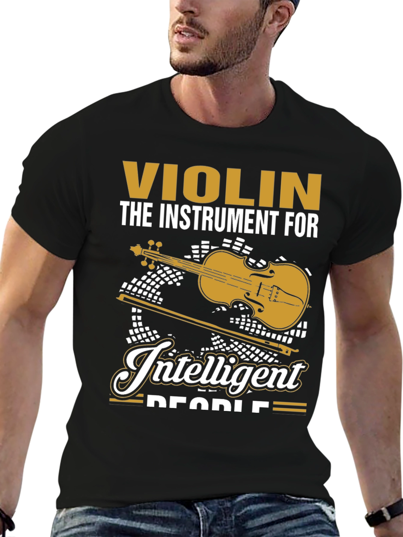 Violin Lover T-Shirt - Instrument for Intelligent People