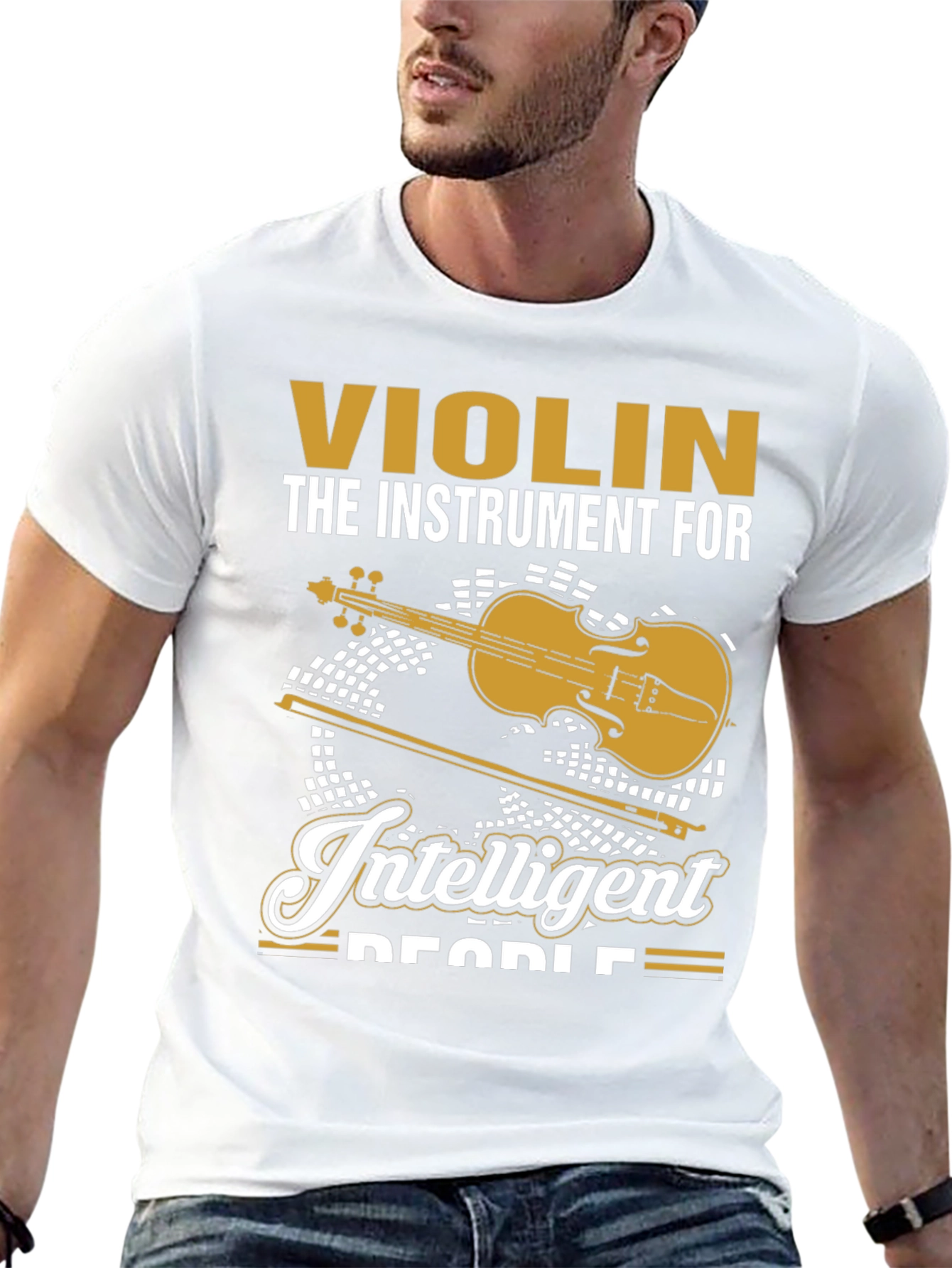 Violin Lover T-Shirt - Instrument for Intelligent People