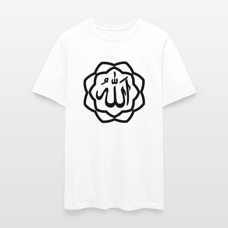 Allah god logo with frame