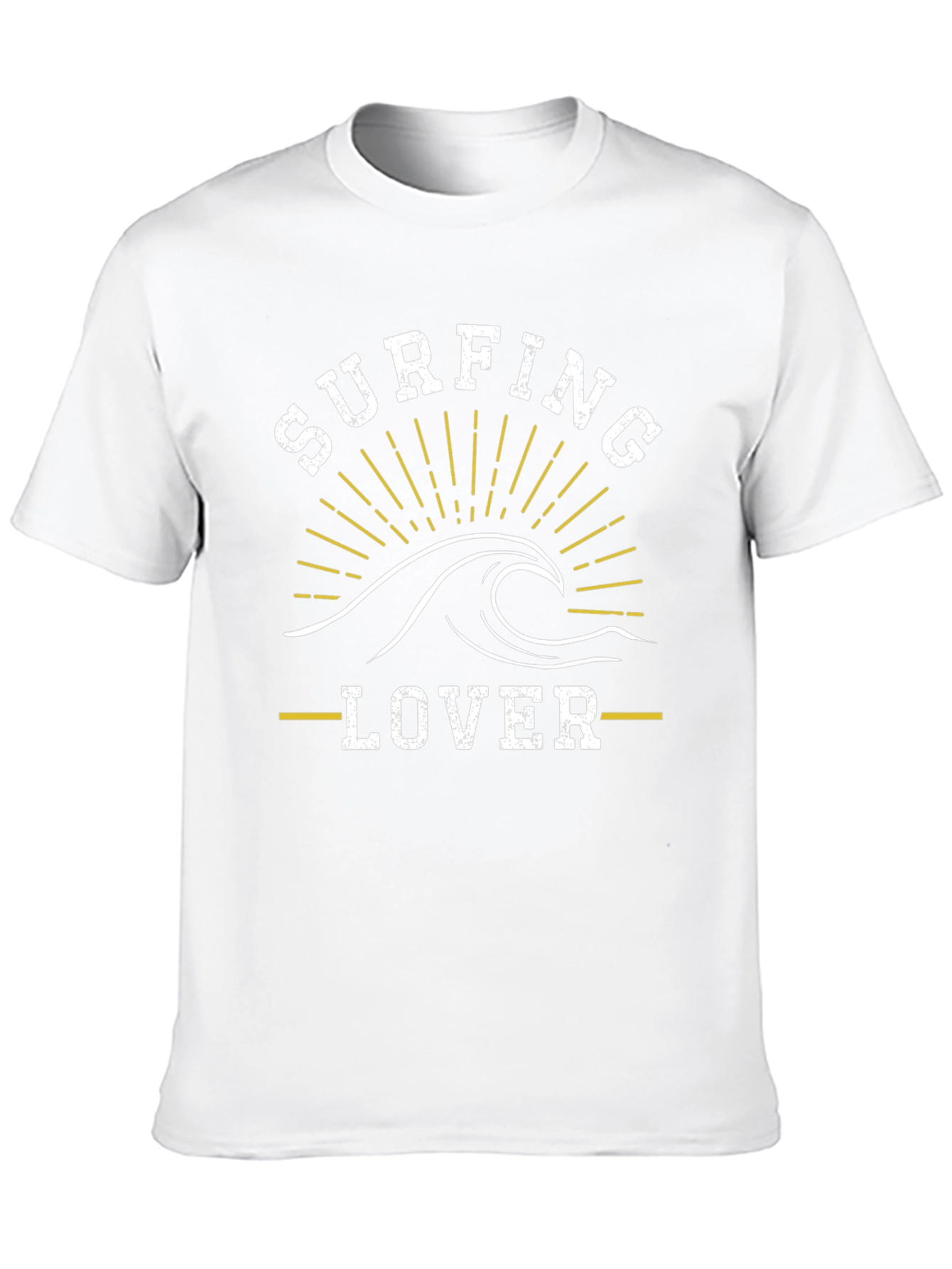 Surfing Lover Graphic T-Shirt - Black