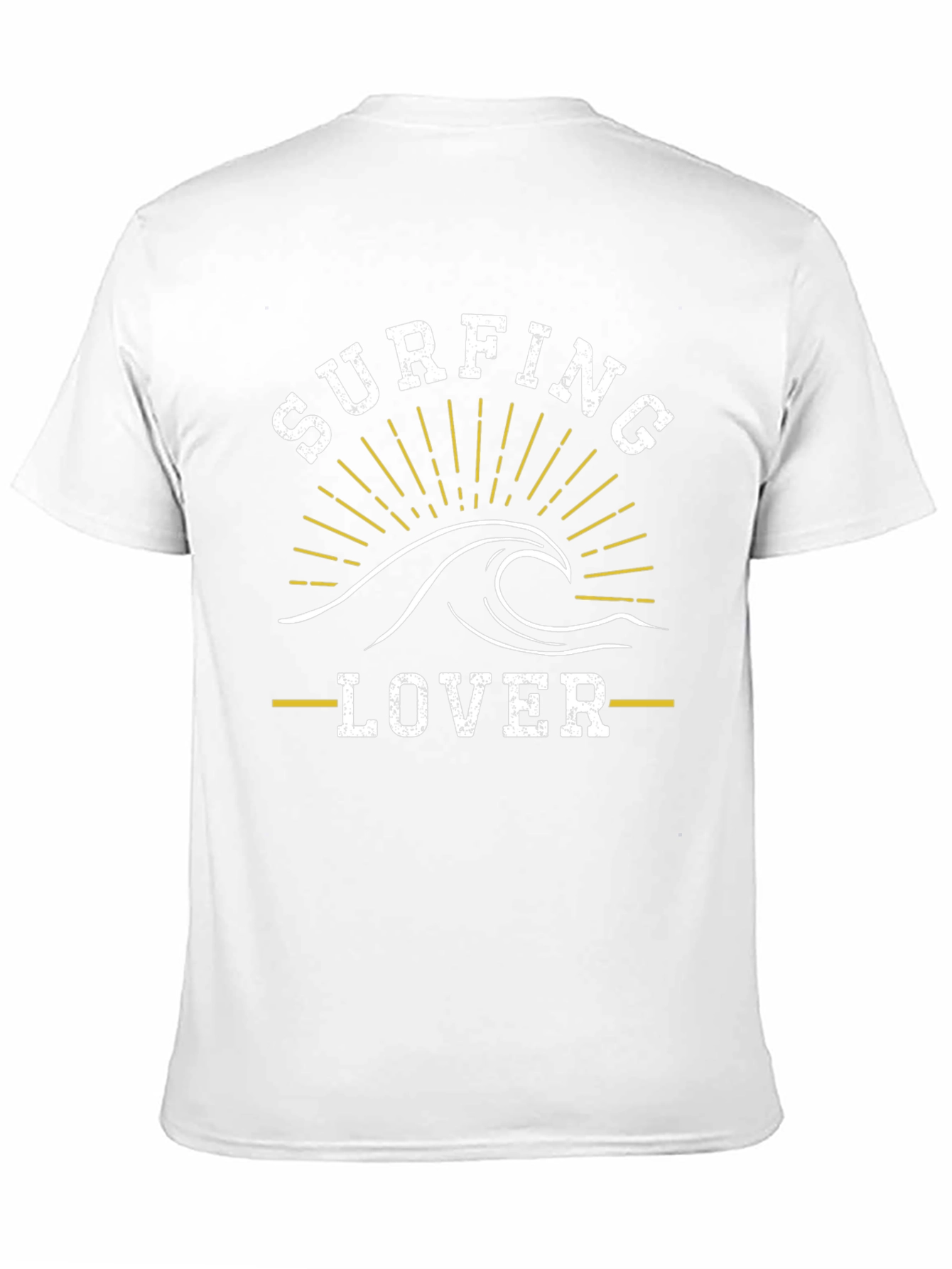 Surfing Lover Graphic T-Shirt - Black