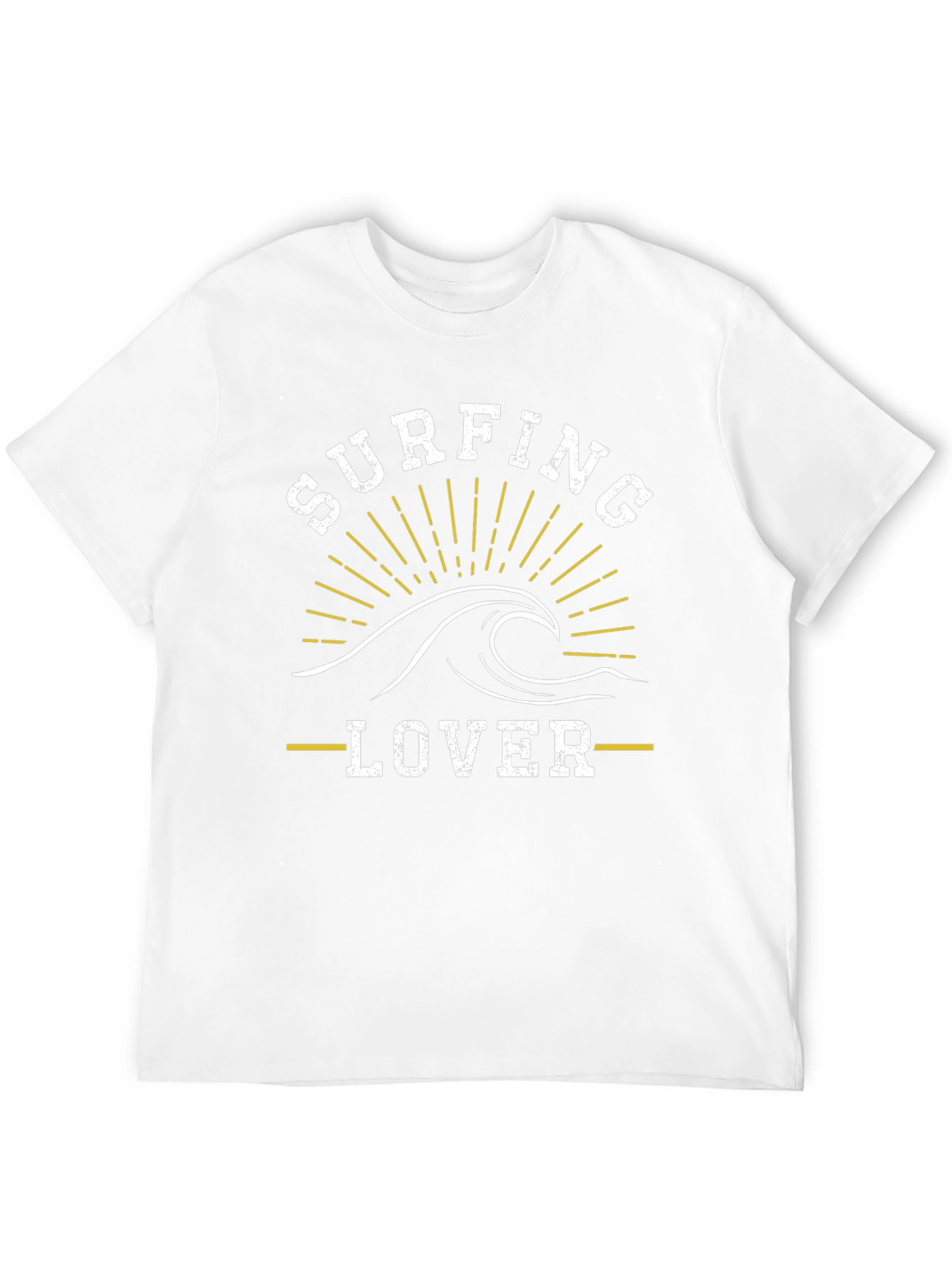 Surfing Lover Graphic T-Shirt - Black