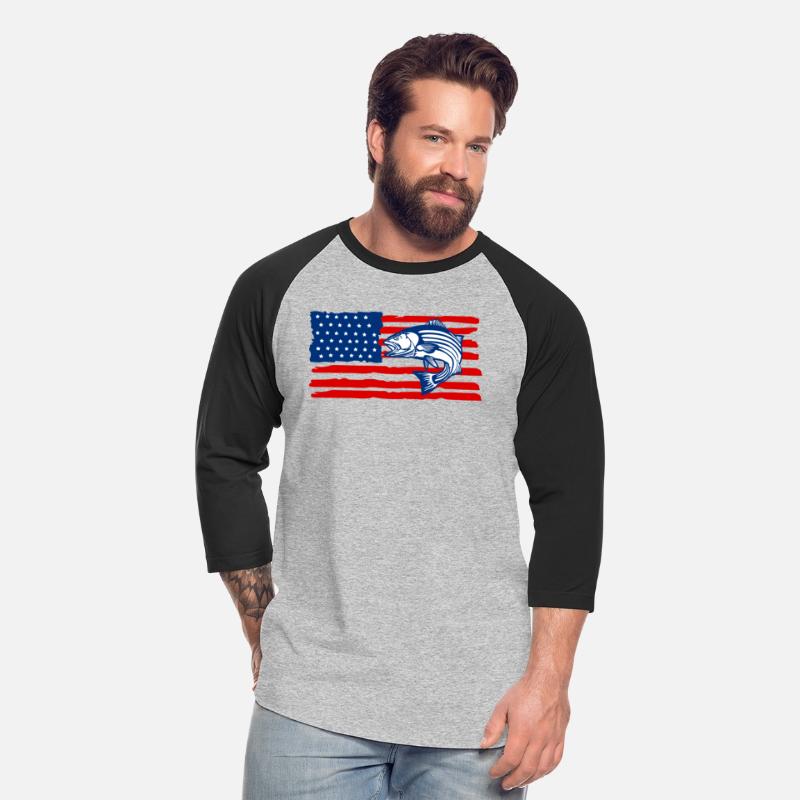 American Flag Bass Fishing