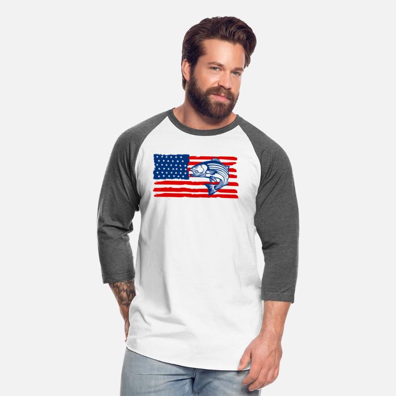 American Flag Bass Fishing