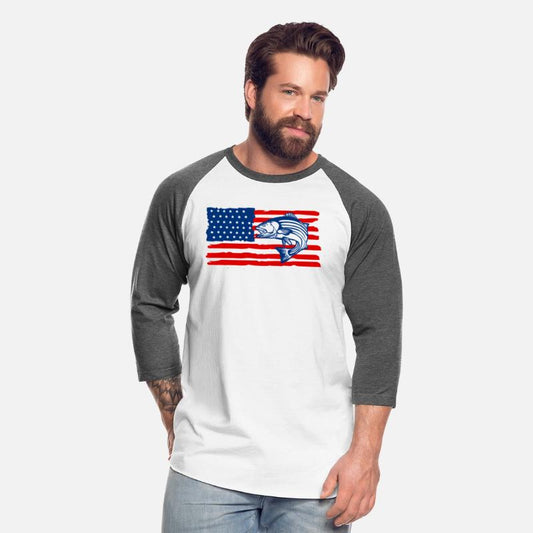 American Flag Bass Fishing
