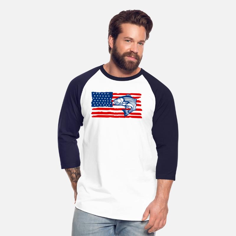 American Flag Bass Fishing