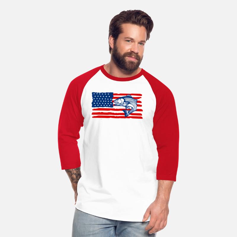 American Flag Bass Fishing