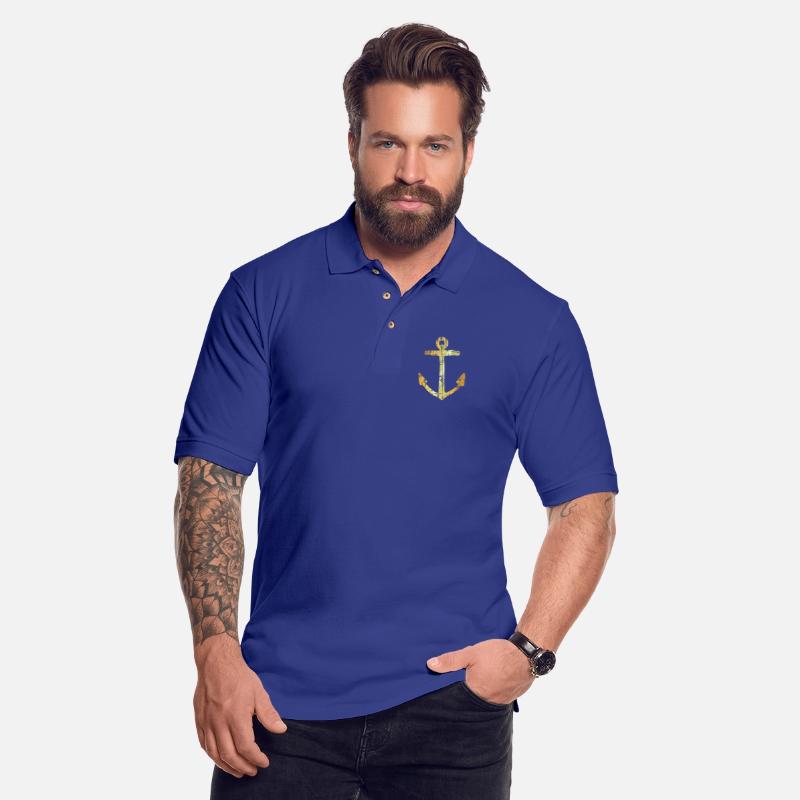 Anchor Sailing & Boating (Vintage Golden-Yellow)