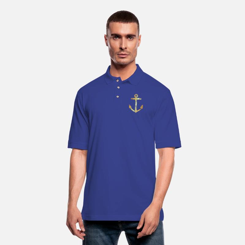 Anchor Sailing & Boating (Vintage Golden-Yellow)