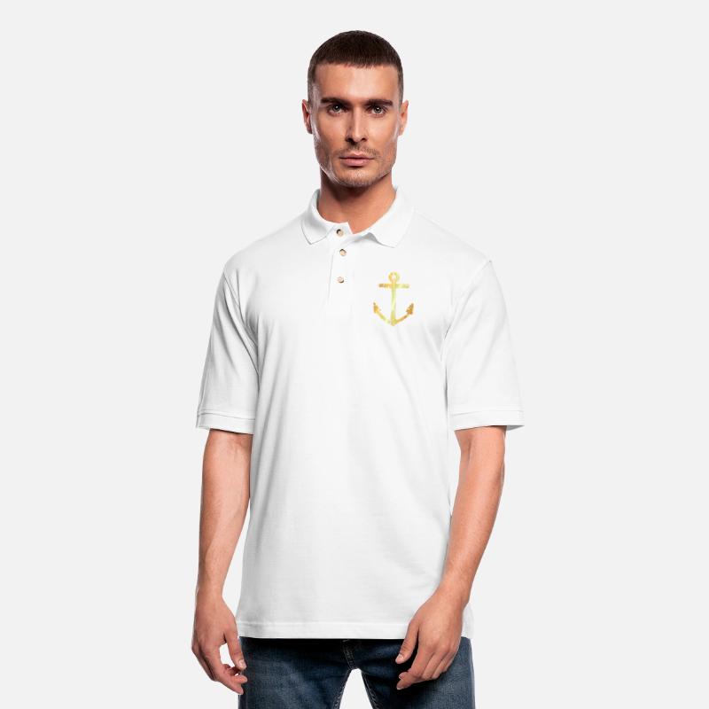 Anchor Sailing & Boating (Vintage Golden-Yellow)