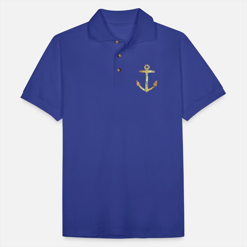 Anchor Sailing & Boating (Vintage Golden-Yellow)