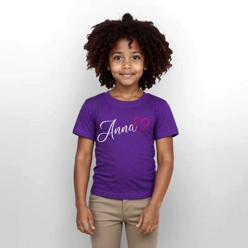 Anna Name Pink Heart