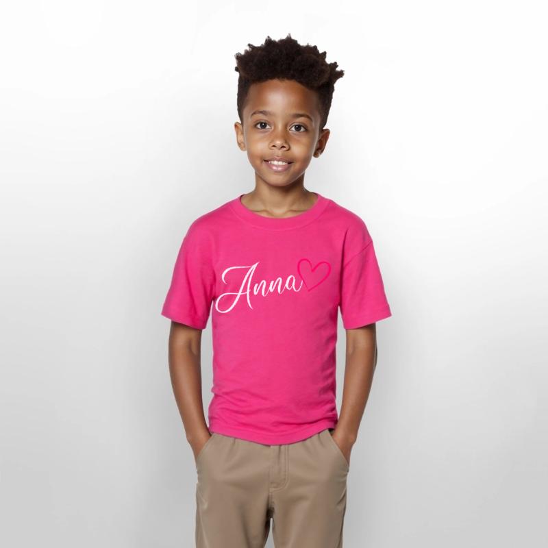 Anna Name Pink Heart