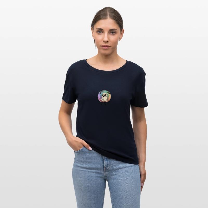 Anxiety Club – Funny Mental Health Badge T-Shirt