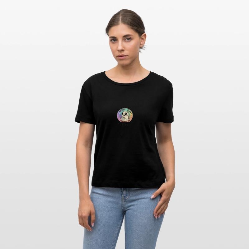 Anxiety Club – Funny Mental Health Badge T-Shirt