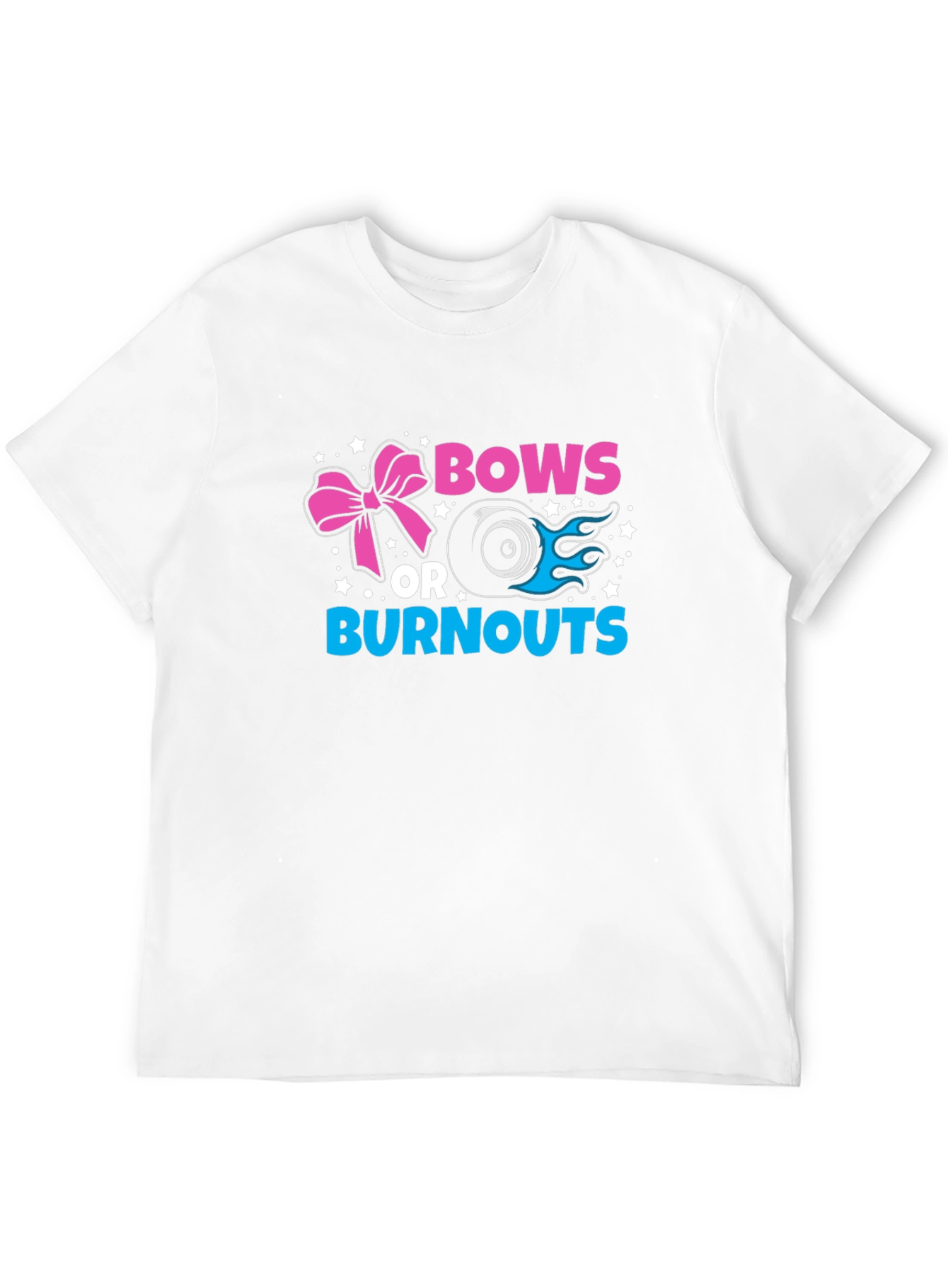 Bows or Burnouts Gender Reveal T-Shirt
