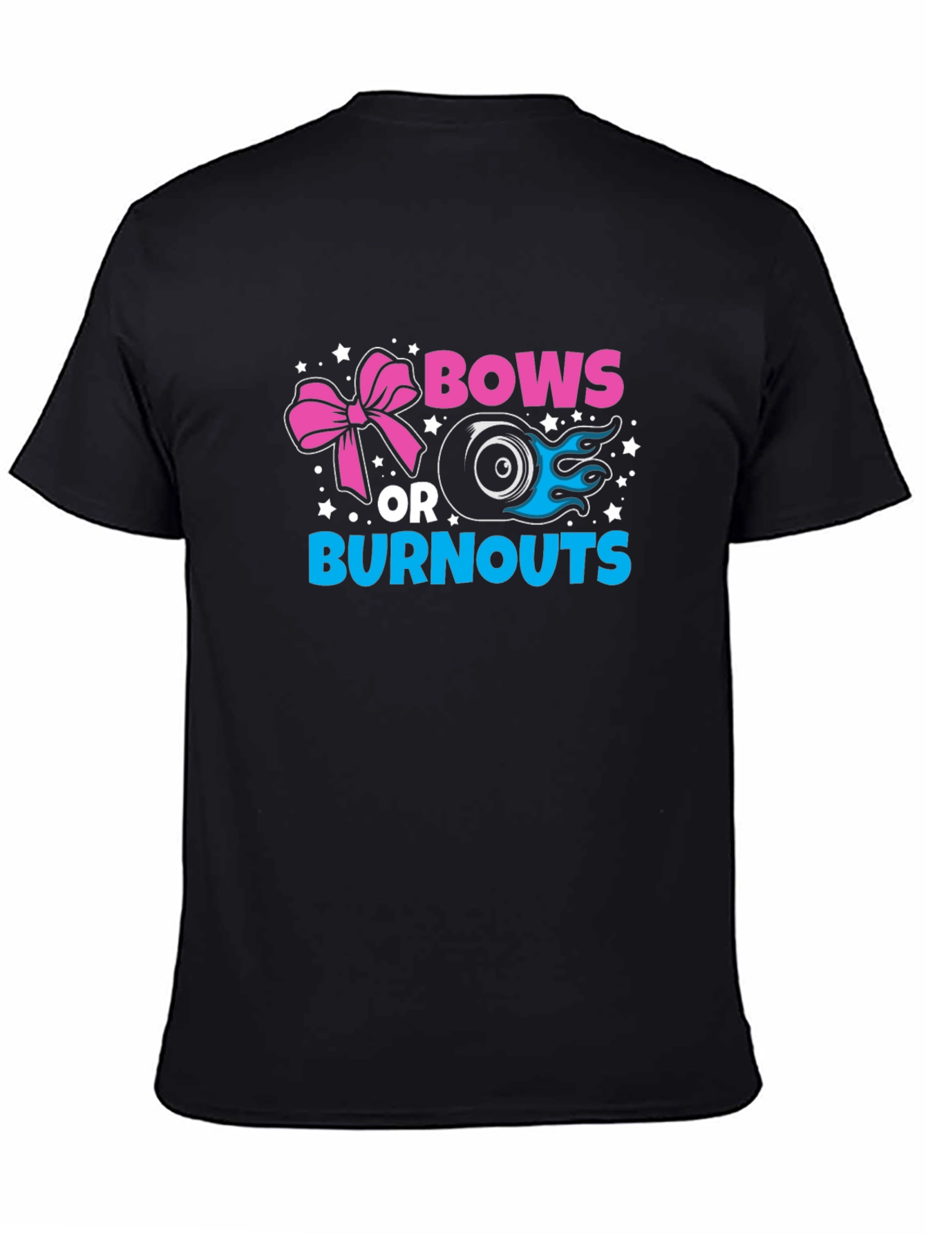 Bows or Burnouts Gender Reveal T-Shirt
