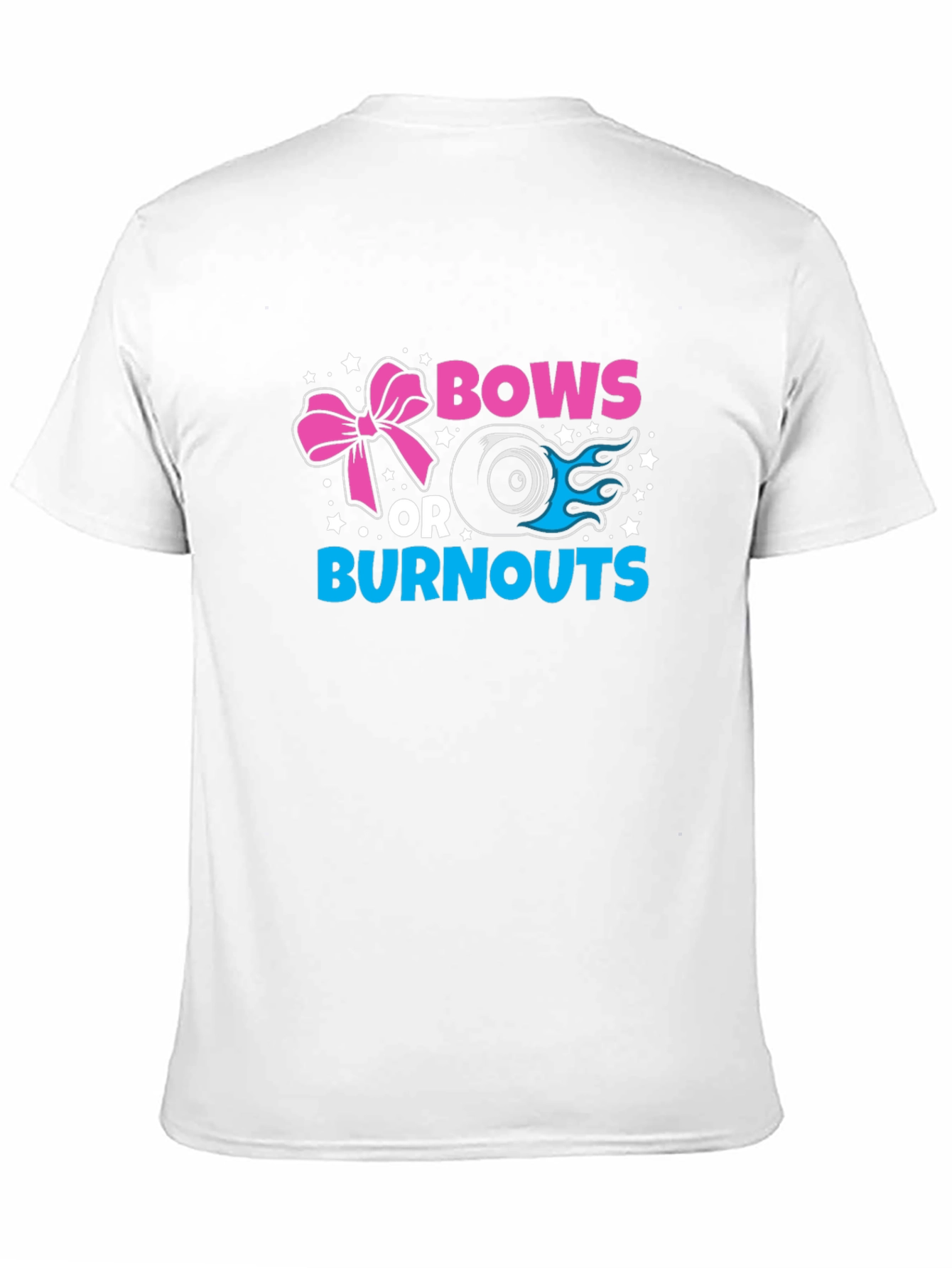 Bows or Burnouts Gender Reveal T-Shirt