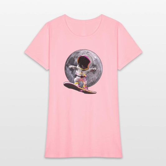 Astronaut skateboard space