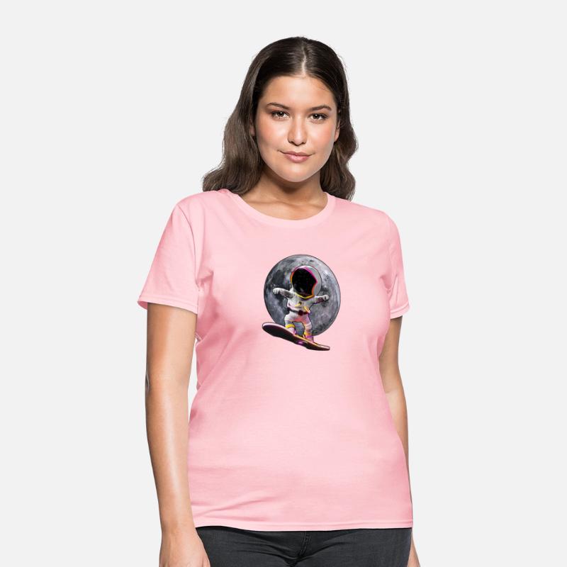 Astronaut skateboard space