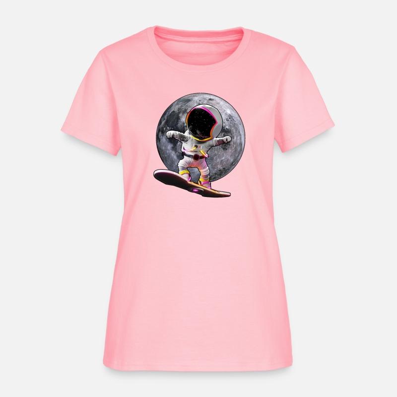 Astronaut skateboard space