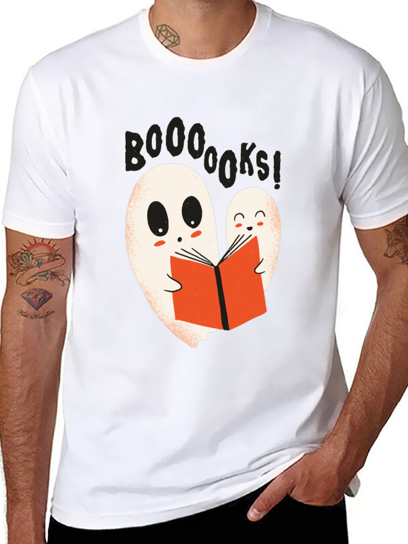 Booooks! Ghostly Readers Graphic Tee