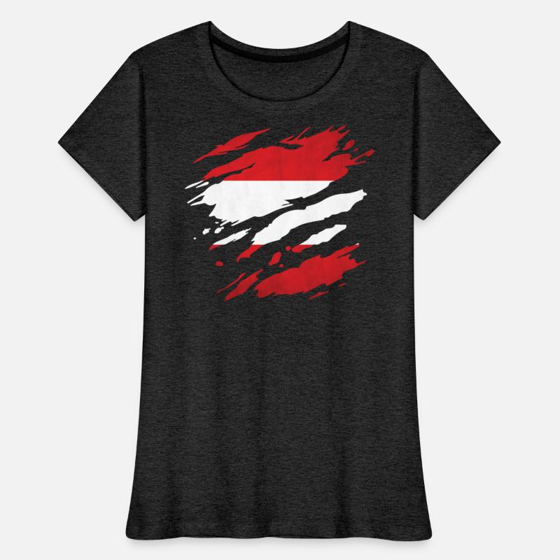 Austria - national flag, scratches, cracks