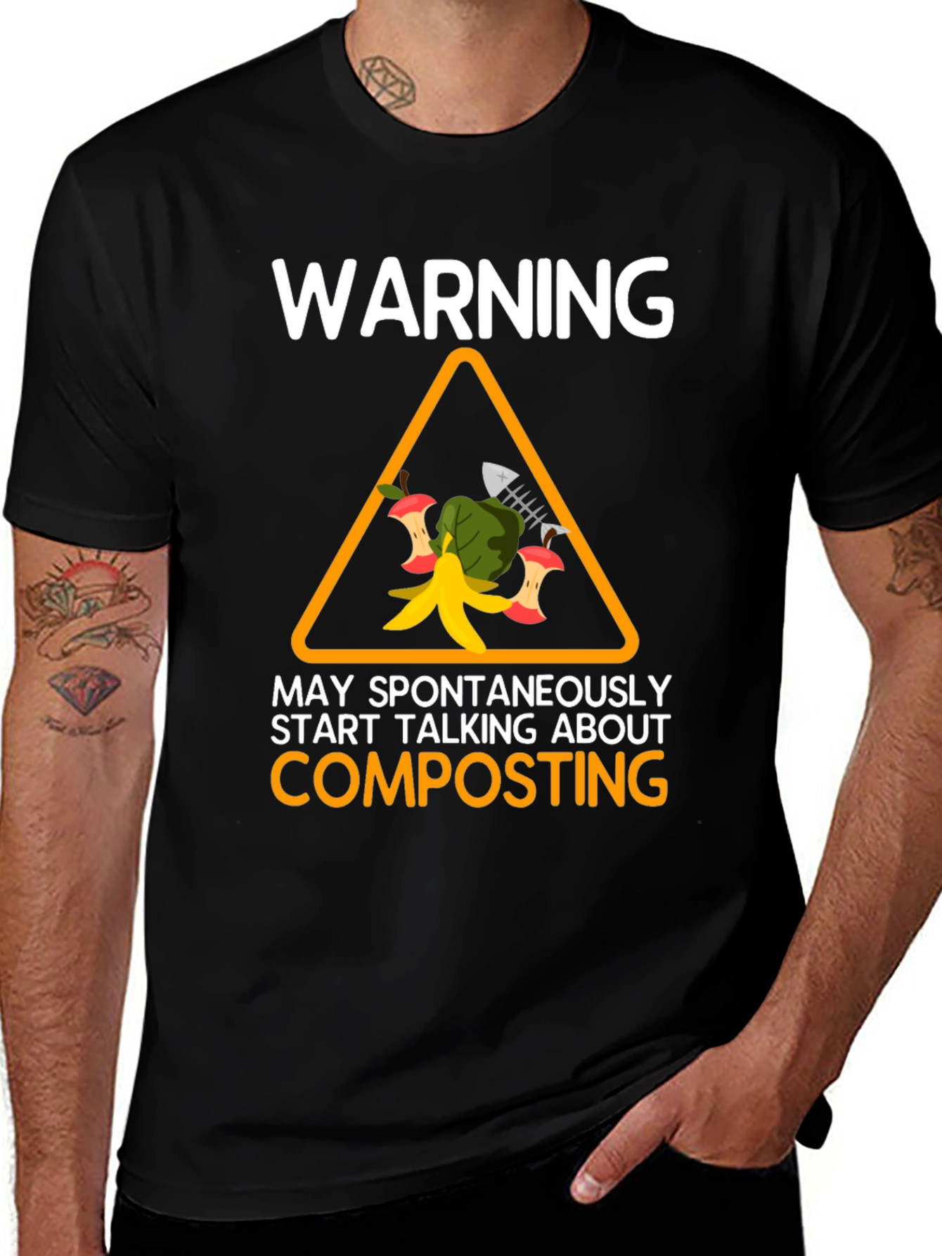 Warning: May Spontaneously Start Talking About Composting T-Shirt