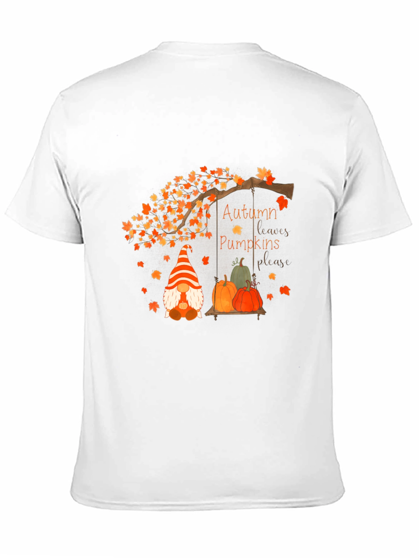 Autumn Gnome Pumpkin T-Shirt