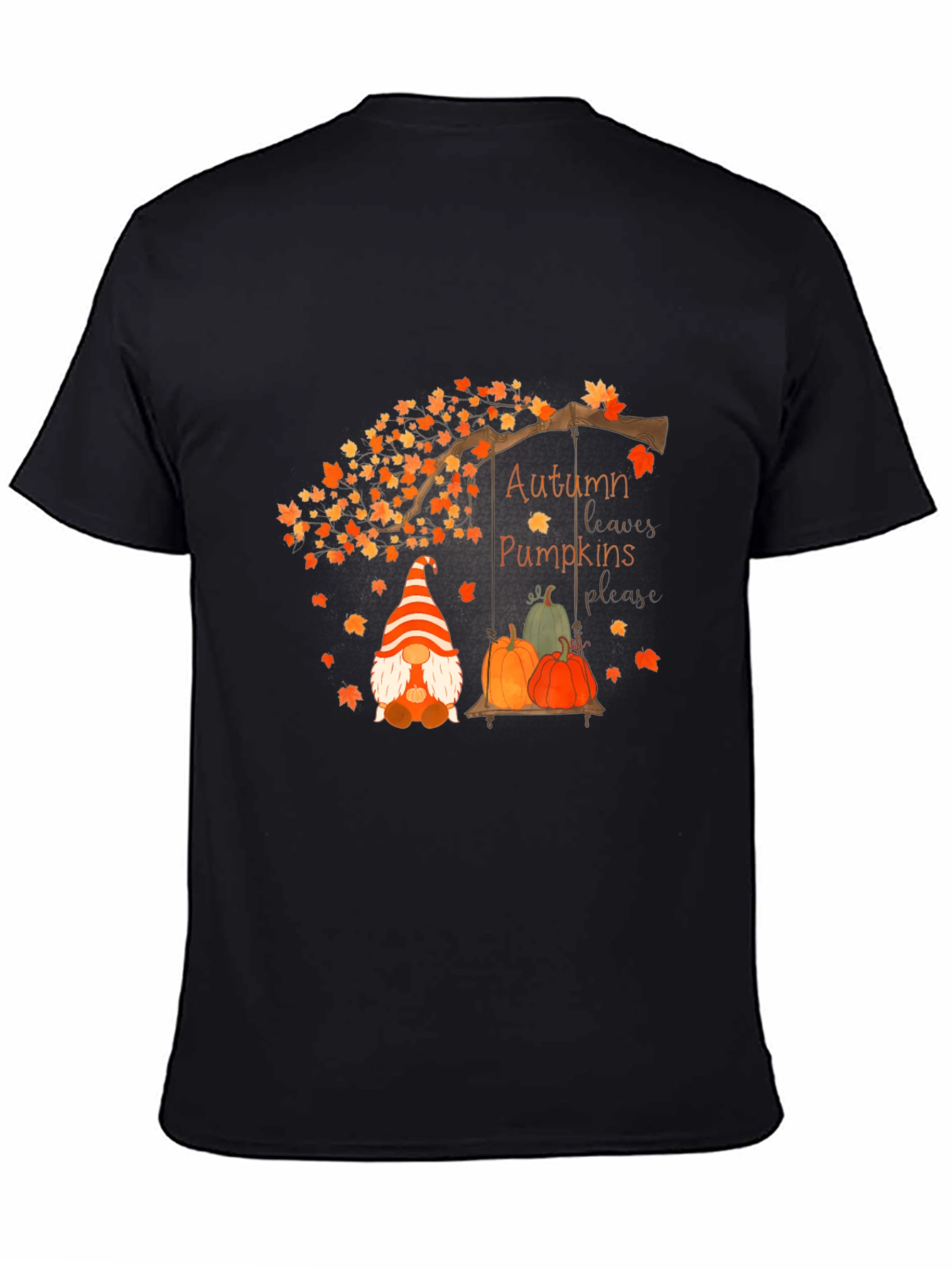 Autumn Gnome Pumpkin T-Shirt