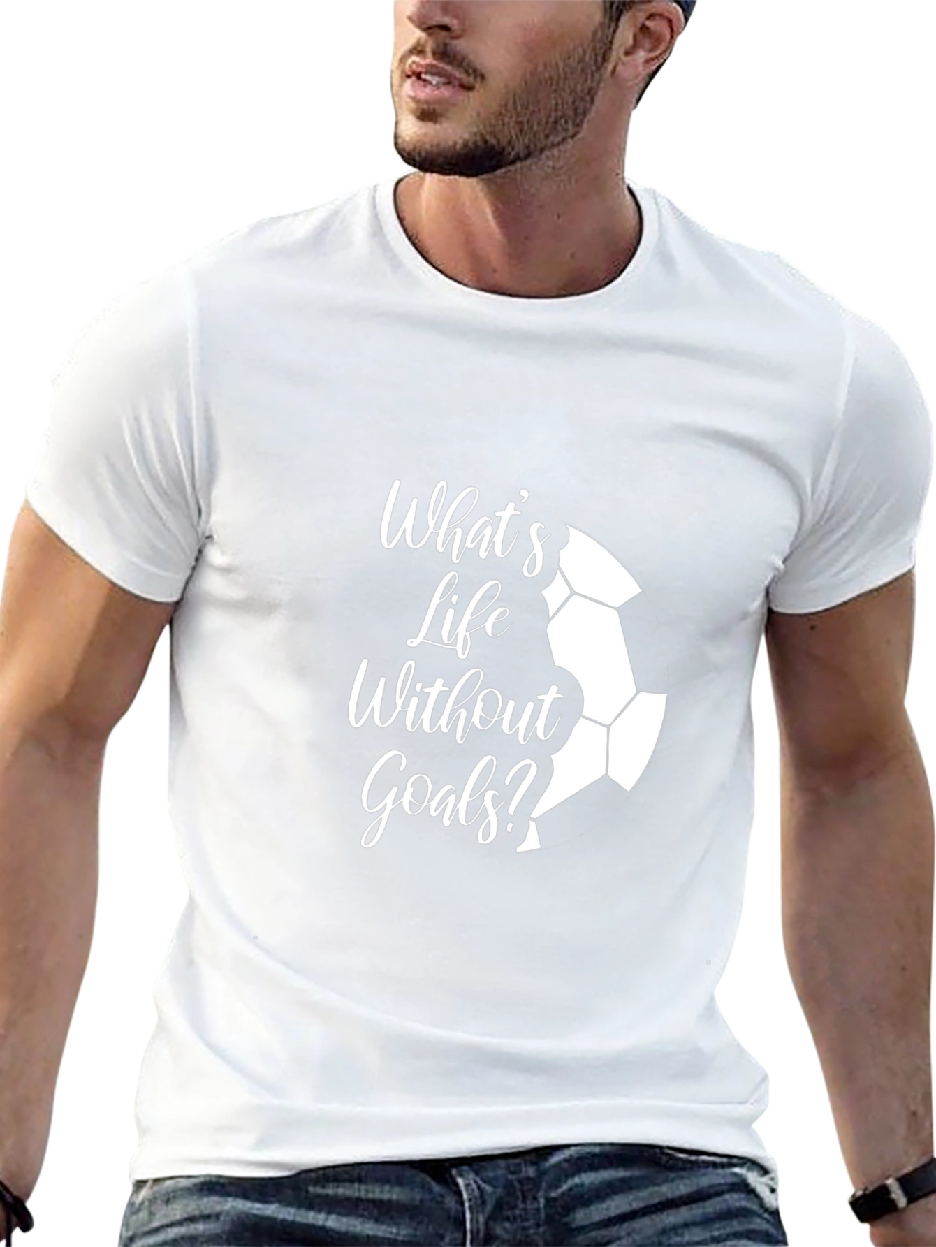 Whats Life Without Goals? Black T-Shirt