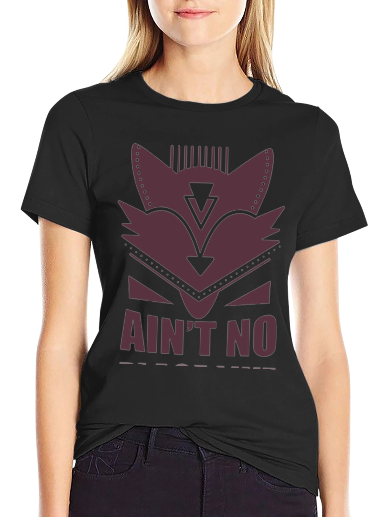 Aint No Fox Given T-Shirt - Mens Black Tee