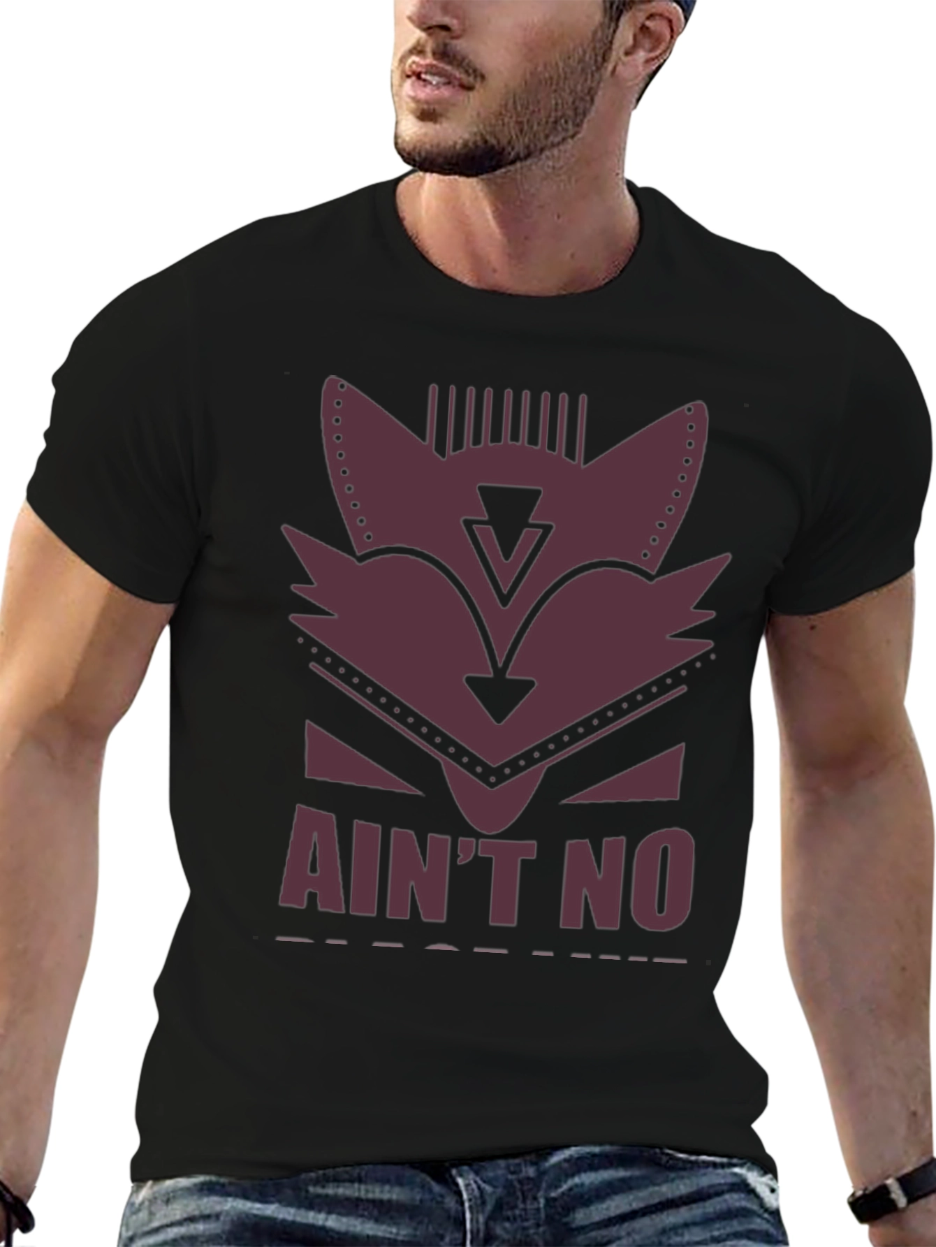 Aint No Fox Given T-Shirt - Mens Black Tee