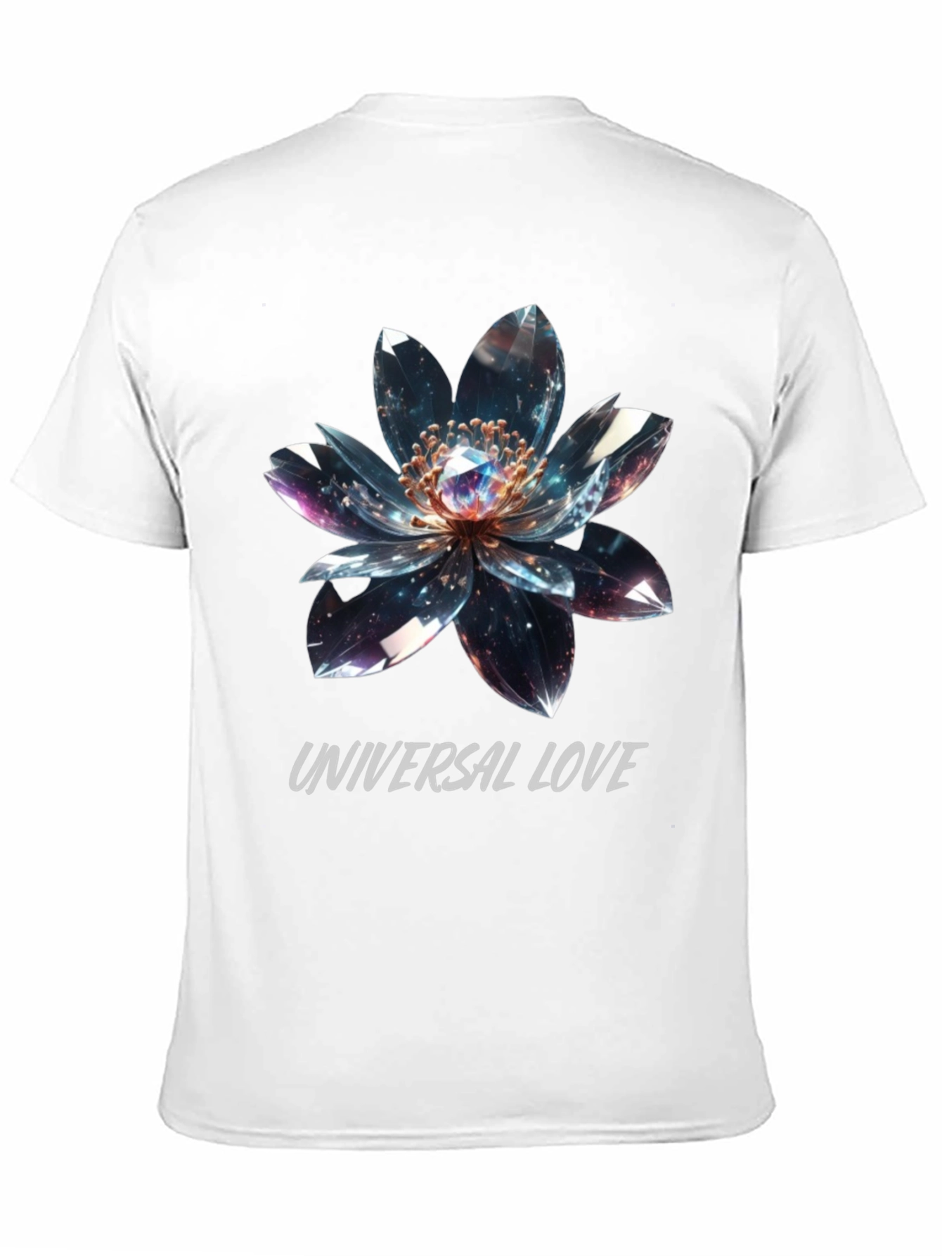 Universal Love Flower Graphic T-Shirt