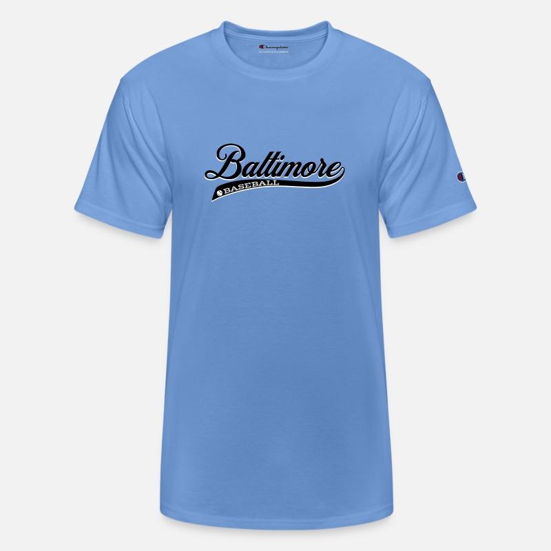 Baltimore baseball black vintage retro script