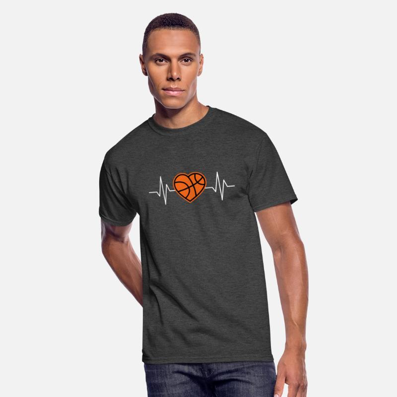 Basketball Heart T-shirts for Passionate Players