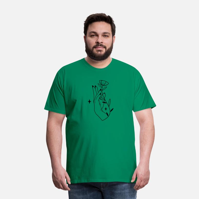 BEAUTIFUL HAND WITH FLOWER