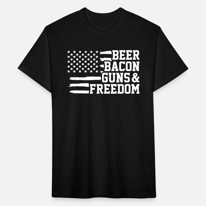 Beer Bacon Guns Freedom Second Amendment Usa