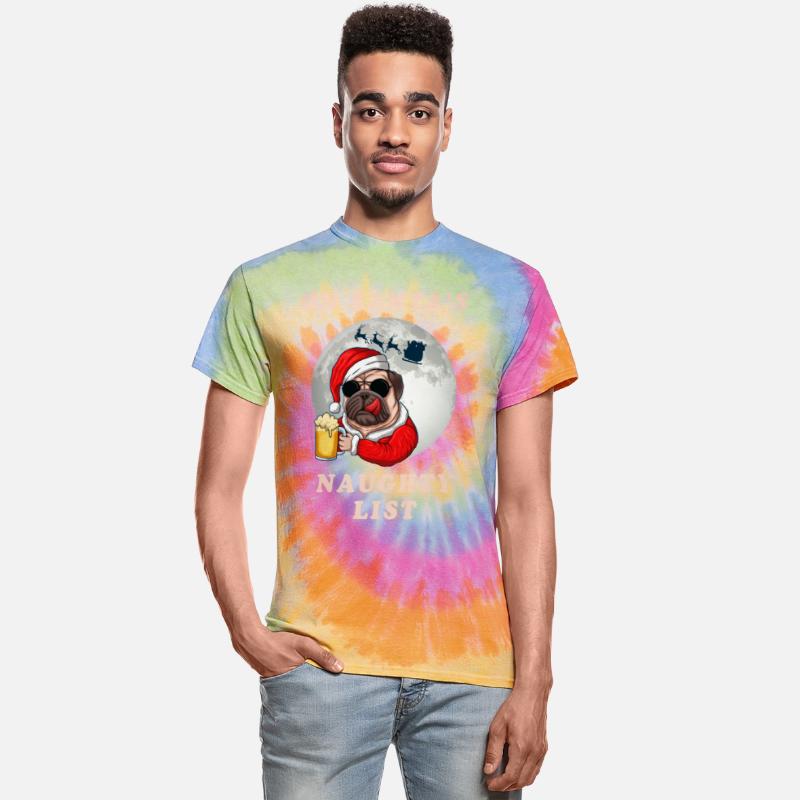 Beer Drinking Pug Dog In Santa Costume