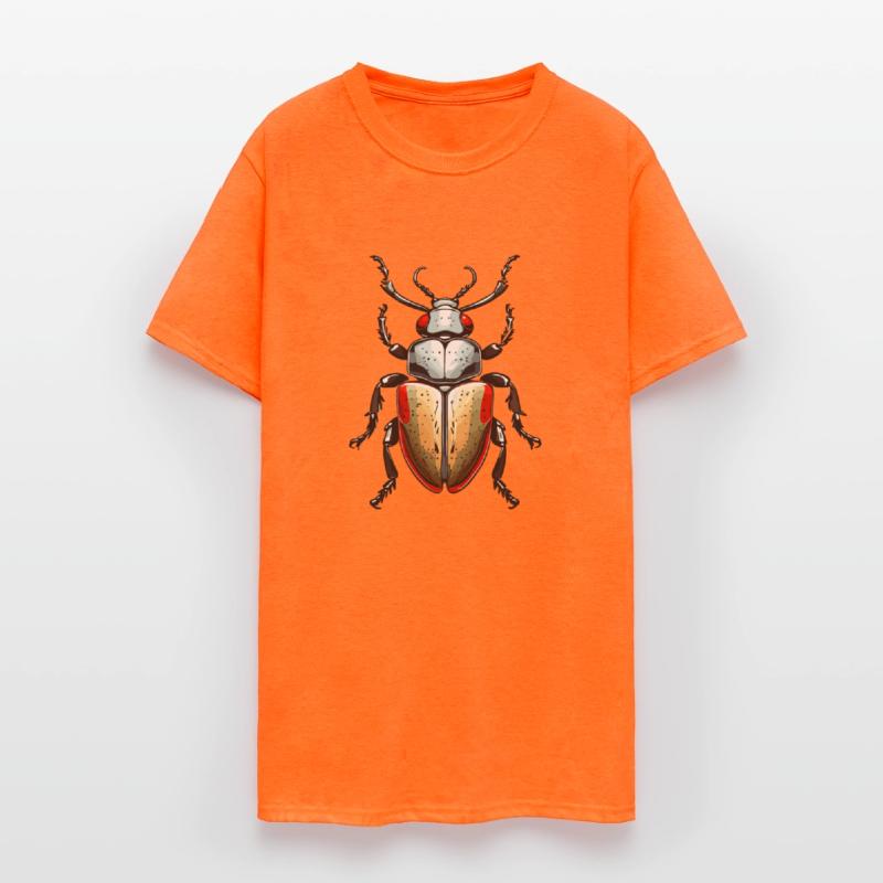 Beetles colored T shirt Design