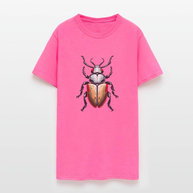 Beetles colored T shirt Design