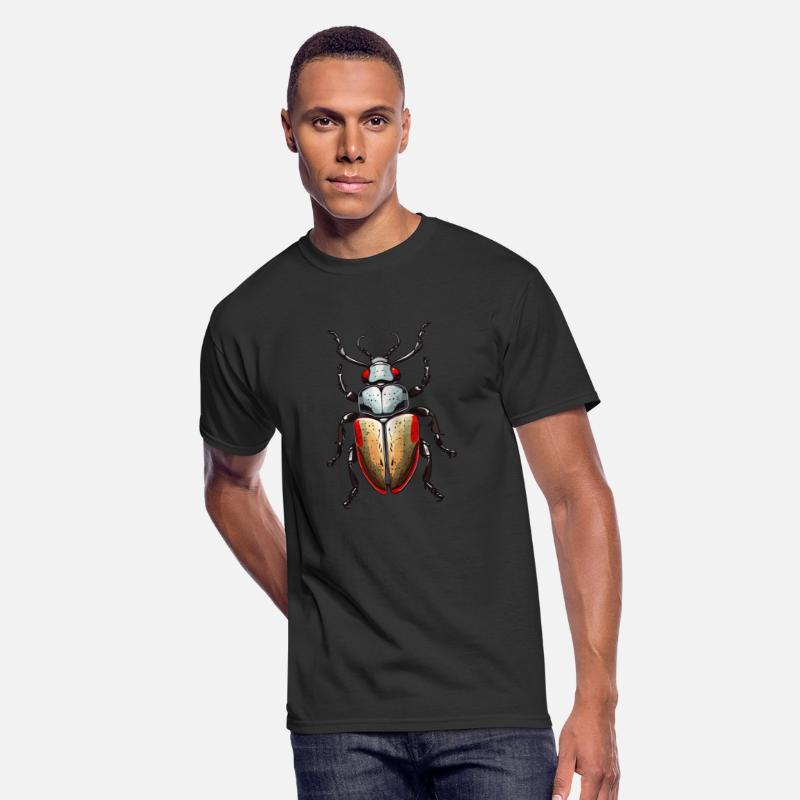 Beetles colored T shirt Design