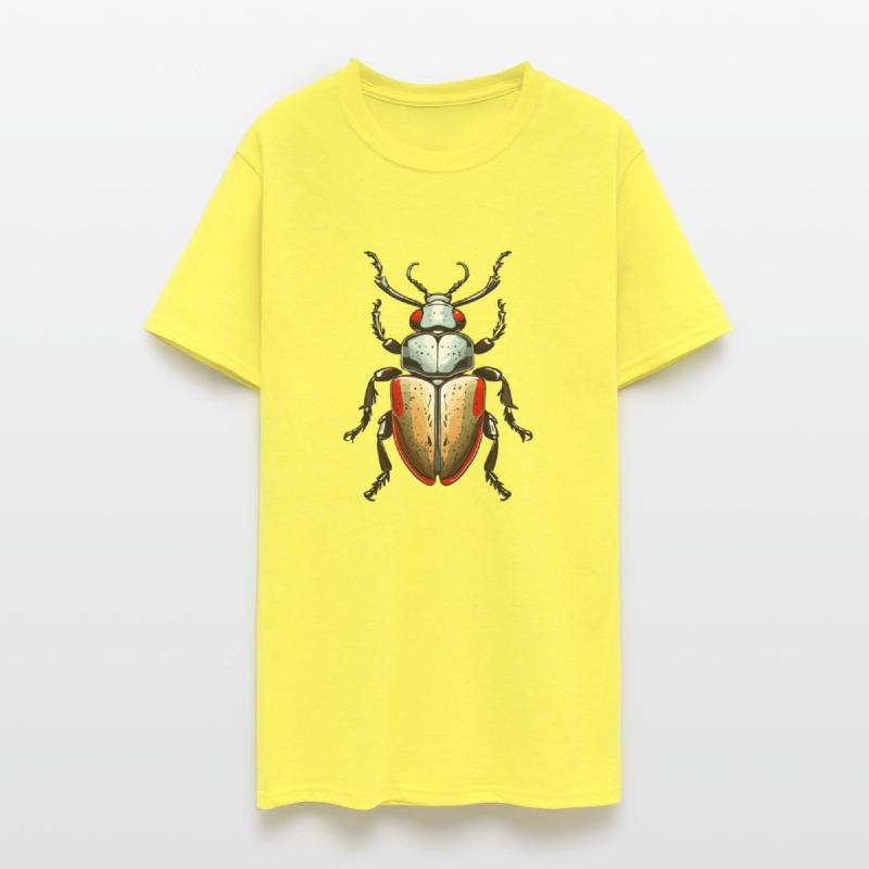Beetles colored T shirt Design