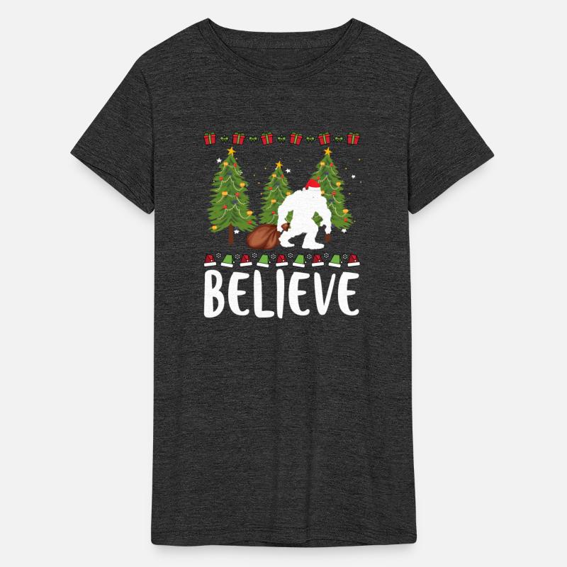 Believe Christmas Believe Sasquatch Yeti Bigfoot