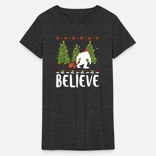 Believe Christmas Believe Sasquatch Yeti Bigfoot