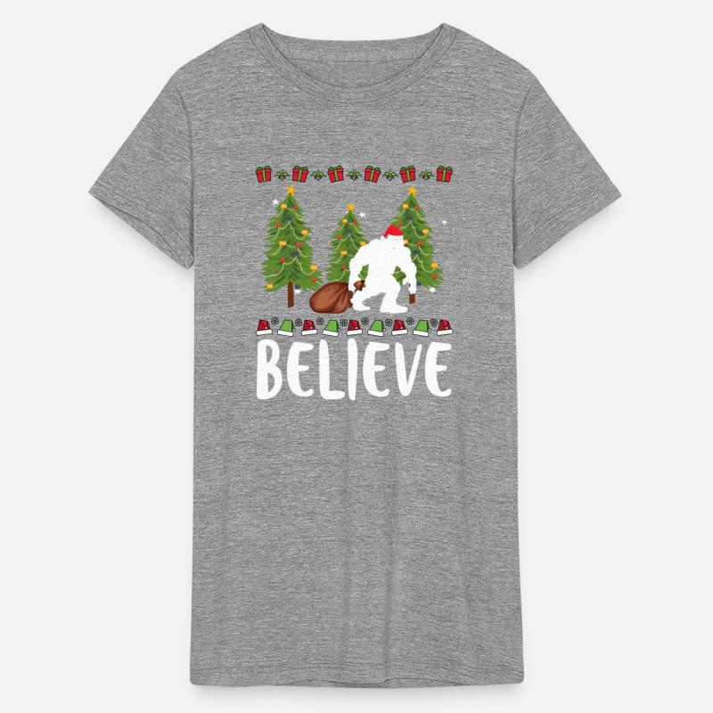 Believe Christmas Believe Sasquatch Yeti Bigfoot