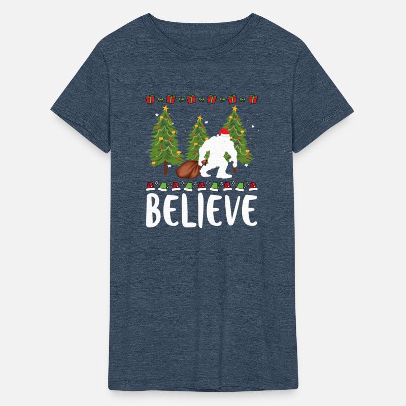 Believe Christmas Believe Sasquatch Yeti Bigfoot