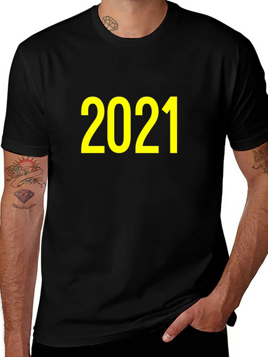 2021 Graphic Tee - Classic Crew Neck T-Shirt